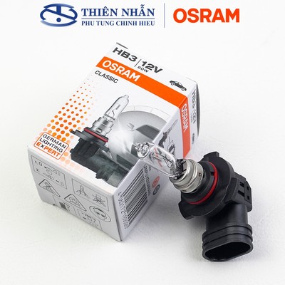 Bóng đèn Halogen Osram HB3 xe ô tô Hyundai, Ford, Mazda,.. 9005CLC-60W