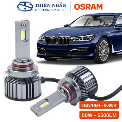 Bóng đèn Led Osram HB3/HB4 xe ô tô Mitsubishi, Honda, Toyota,.. siêu sáng trắng I9005/6CW 50W