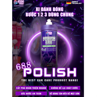 xi đánh bóng ESSE 688 4in1 chuyên cho ô tô xe máy . gốc nước tặng phớt M14. chai 1kg