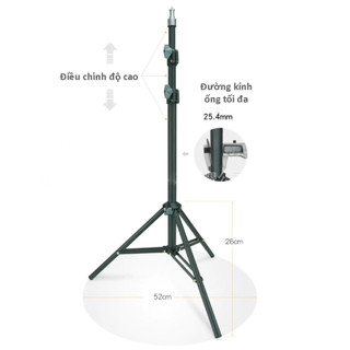 (Giá Sỉ) Chân đèn tripod Linco Zenith 1m6, chân máy ảnh, hàng chính hãng, chăc chắn full box