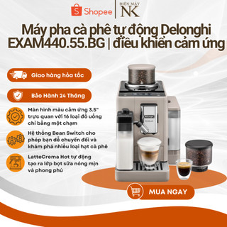 Máy pha cà phê tự động DeLonghi Rivelia EXAM440.55.BG - Bảo Hành 24 Tháng