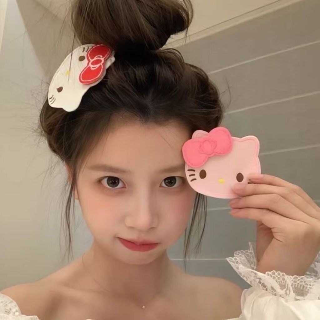 Miếng dán tóc mái Hello Kitty, miếng dán tóc con, miếng cố định tóc