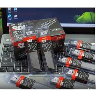  Vỉ 10 lưỡi dao rọc giấy lớn SDI 1404C 18mm  chính hãng  