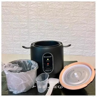 [Hoả tốc] Nồi Cơm Điện màu kem Mini Chống Dính 1.2 Lít màu kem