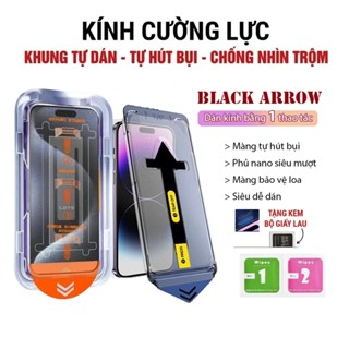 Kinh cường lực iphone tự hút bụi rút bụi khung tự dán Chống Nhìn Trộm ip X/Xsmax/11/12/13/14/15/16/17pro/max/promax/plus