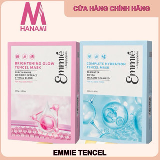Hộp 10 miếng Mặt Nạ Giấy Tencel Emmie By Happy Skin Tencel Cấp Ẩm, Dưỡng Sáng 23g