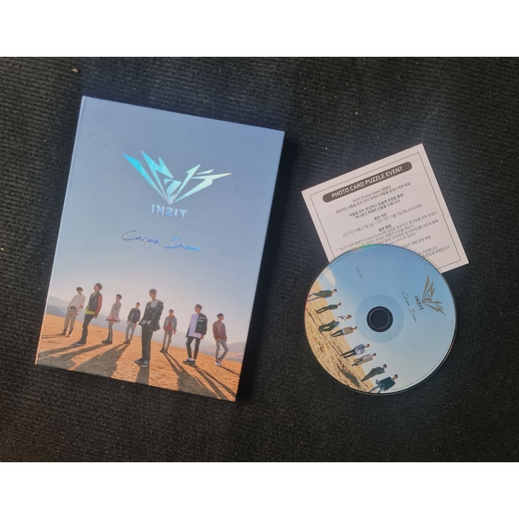 In2it Mini album Carpe Diem đã khui seal, gồm cd photobook như hình.