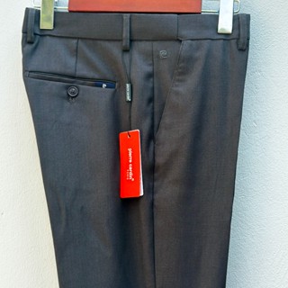 Quần Âu Nam Ống Côn Co Giãn, Quần Tây Nam Cao Cấp Hàng Thị Trường Hàn Quốc Màu Ghi