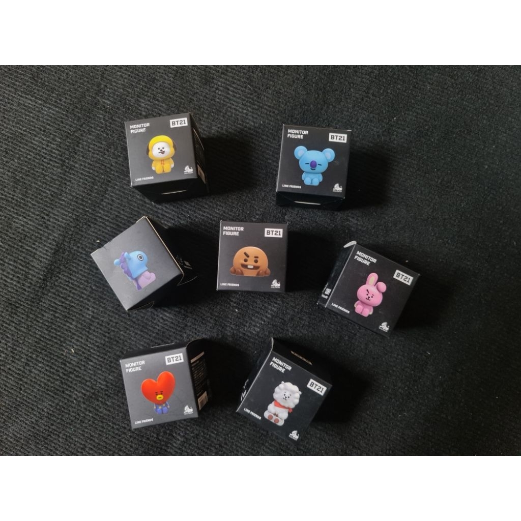 bts offical goods Jual baby Bt21 Monitor Figure  kèm hộp như hình.