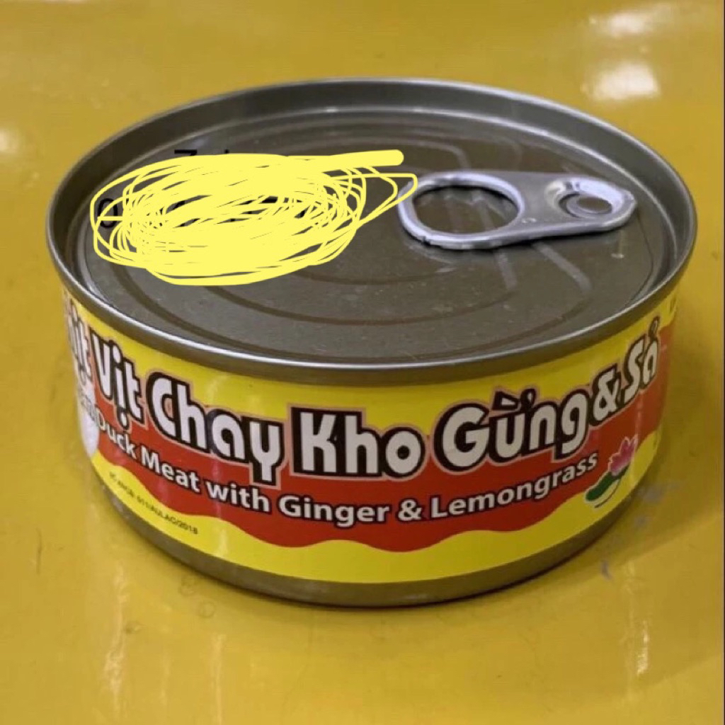 Thịt Vịt Kho Gừng Sả Chay Âu Lạc 140 gr