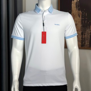 Áo Polo, Áo Thun Nam Màu Trắng Vải Thun Lạnh Các Màu Mẫu Xuất Hàn 2025