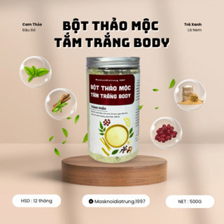 Bột Thảo Mộc Tắm Trắng Body Thiên Nhiên 500g Làm Sạch Dưỡng Trắng Da