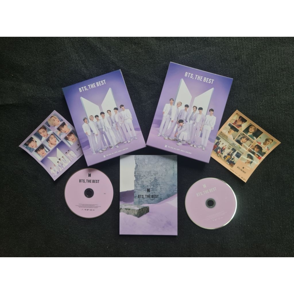 BTS dvd BTS, The Best Japan edition type C album đã khui seal, gồm 2 cd  kèm photobook và sticker  n