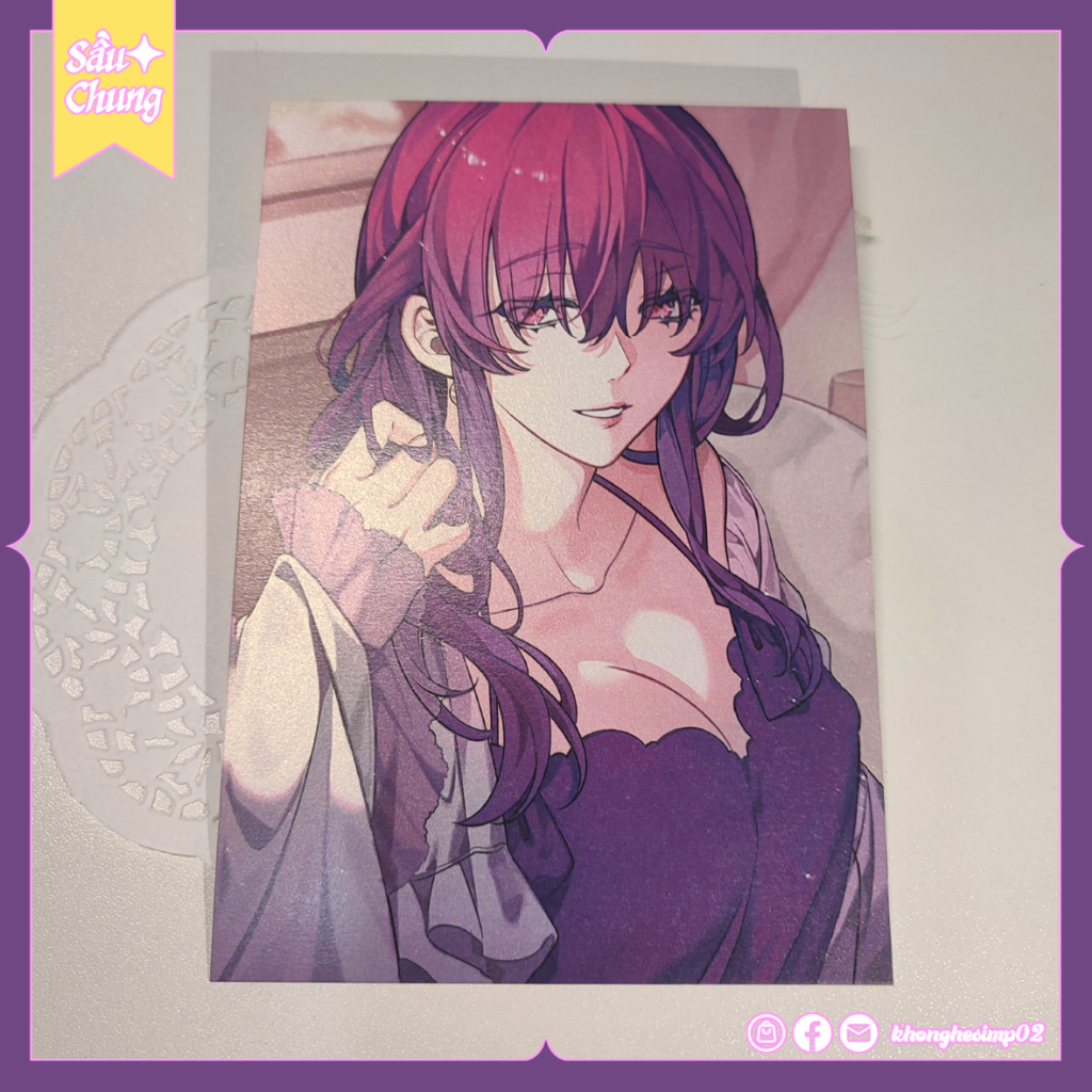 Postcard/Artprint Kafka đồ ngủ Honkai: Star Rail