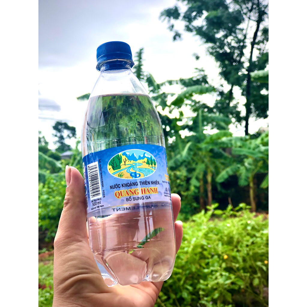 Nước khoáng mặn công đoàn Quang Hanh Quảng Ninh 500ml/chai có ga