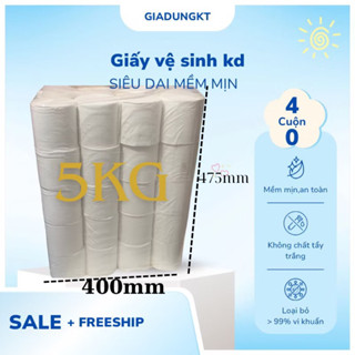 giấy vệ sinh 40 cuộn to 5kg siêu dai