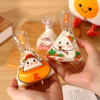  Combo 100 Túi Đựng Cơm Nắm Hình Mèo Thỏ – Hoạt Hình Dễ Thương – Dùng 1 Lần Tiện Lợi 