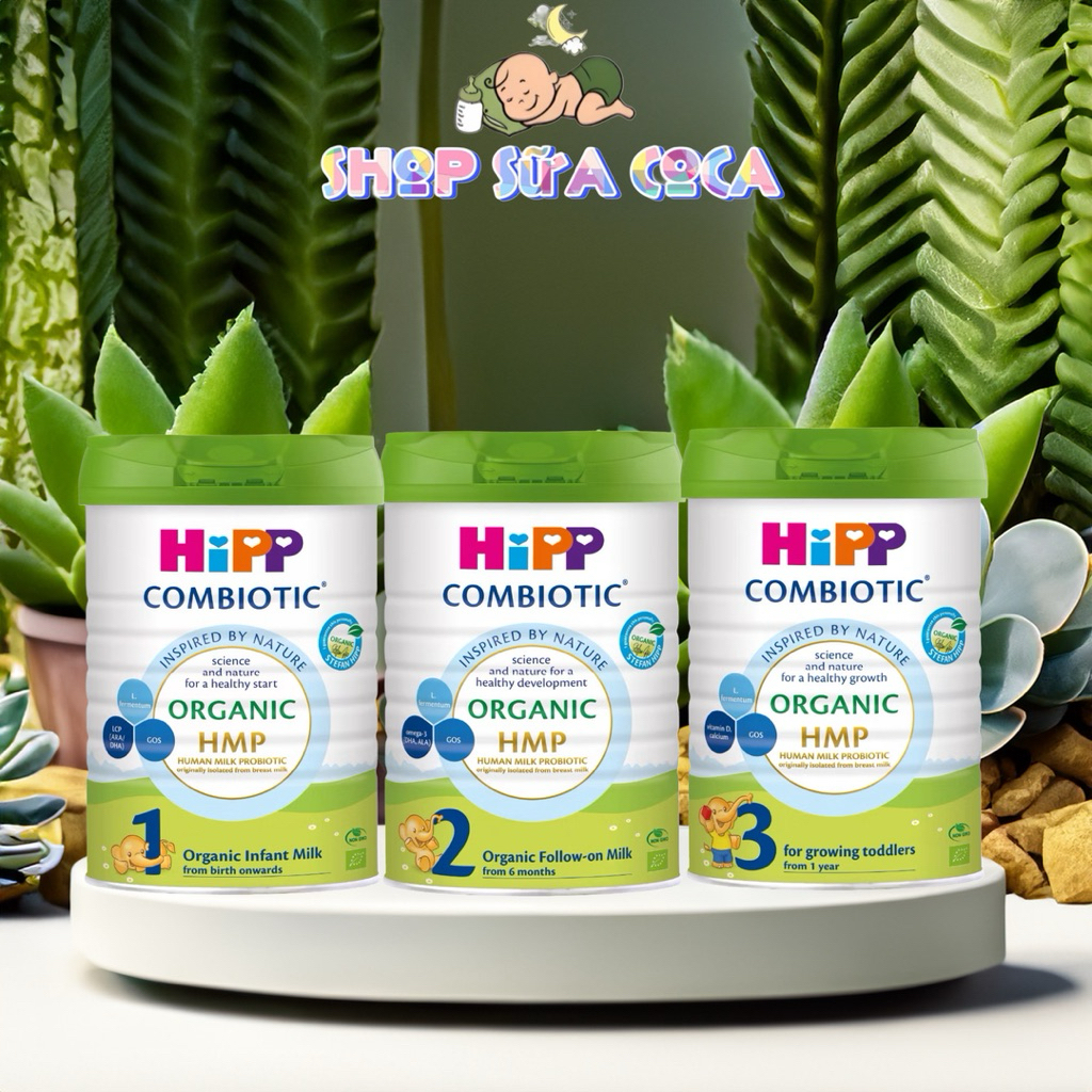 Sữa bột công thức HiPP Organic Combiotic 800gr date mới mẫu mới