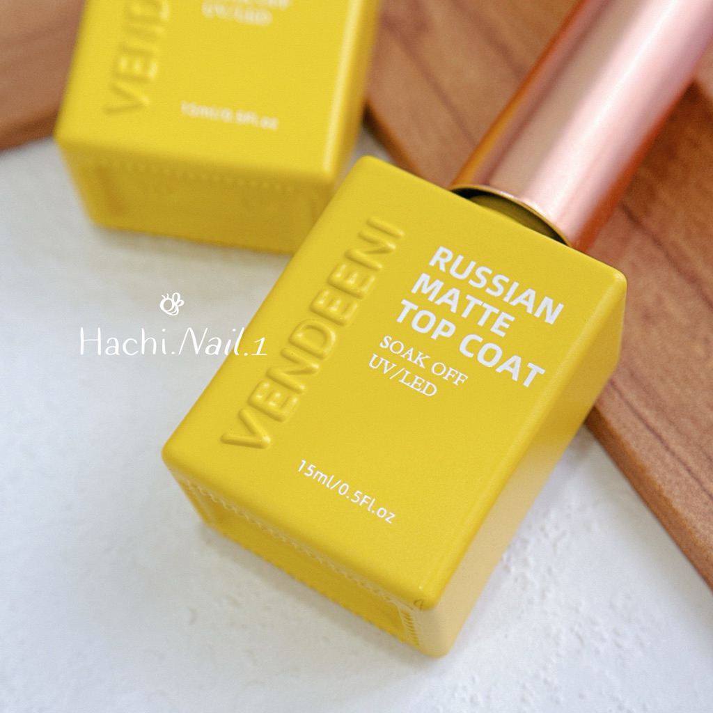 Top lì không lem Vendeeni Russian Matte Top Coat 15ml