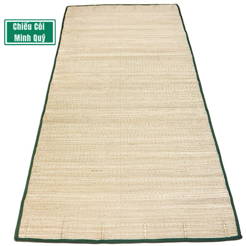 Chiếu cói cá nhân viền xanh quân đội, nhiều cỡ, giá rẻ-chiếu ký túc, chiếu giường tầng