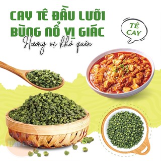 Xuyên tiêu xanh 100g, hạt tiêu tứ xuyên, cay tê, thơm, không lẫn tạp chất, gia vị món ăn Trung Hoa