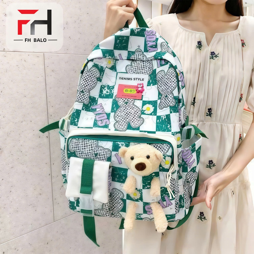 Ba lô; cặp đi học hoạt hình; cặp đi học hình gấu, cặp đi học dễ thương, cặp đi học có sức chứa lớn, 