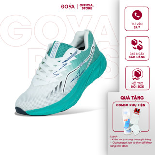 Giày chạy bộ nam nữ Goya Training Plus 2025 màu đế xanh - Công nghệ Eva Foam Siêu êm