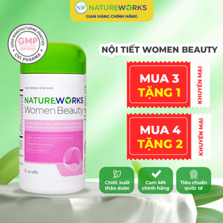 Viên Uống Nội tiết Hồi Xuân Natureworks Women Beauty Hỗ Trợ Suy Giảm Nội Tiết Tố Nữ Lọ 45 Viên