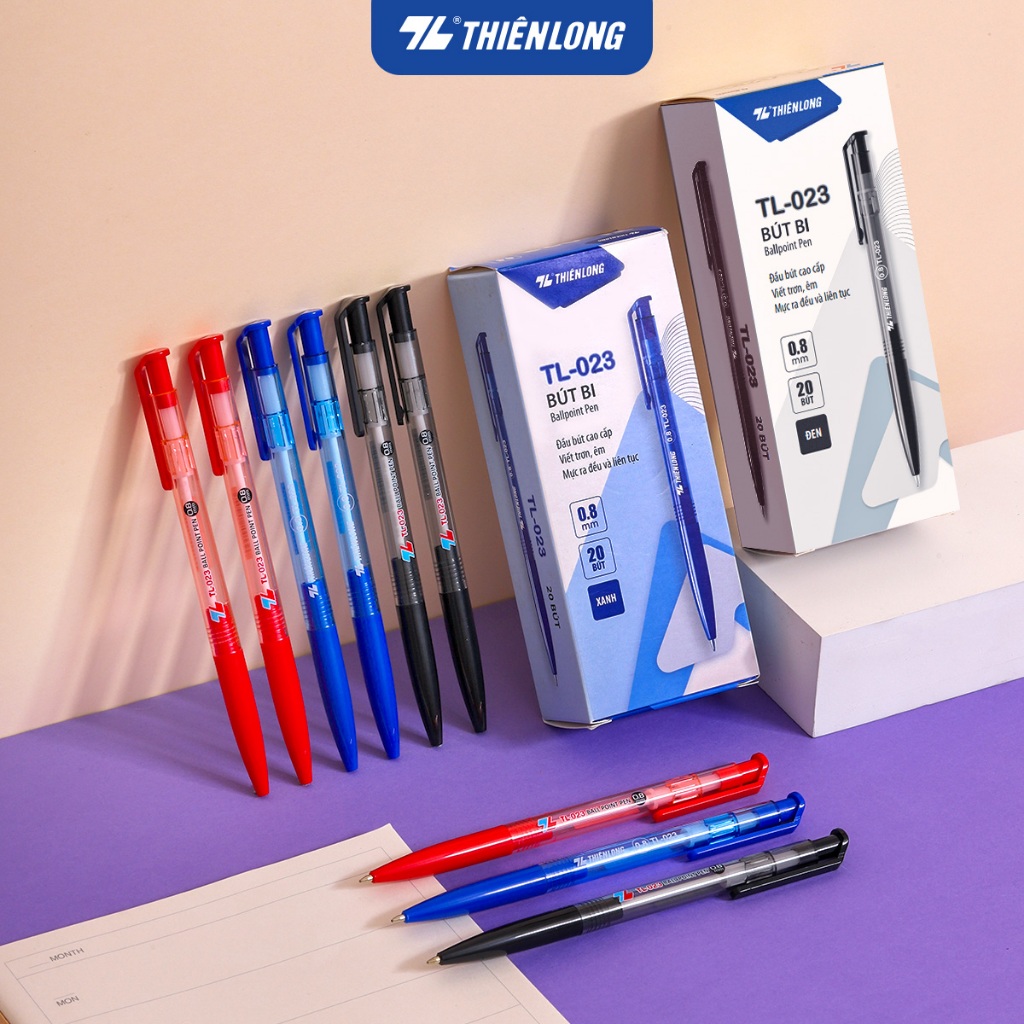 Combo 5/10/20 Bút Bi Thiên Long TL-023