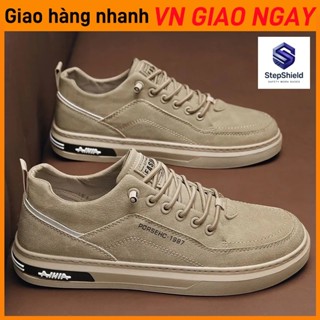 [Nam Nữ Cùng Kiểu]🍀Chống Trượt Thể Thao Trào Lưu Giày Giải Trí Nam Màu Kaki