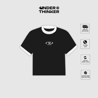 [S,T.I;C'K'E,R]  Áo thun Baby Tee LOGO M Đơn Giản Thoải Mái Đi Học Đi Làm | Under Thinker