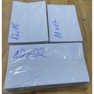 Bao thư trắng trơn văn phòng 11x17 12x18 12x22 cm | Giấy ĐL 80 | 1 xấp 100 cái | không keo |Bao thư gửi thư thiệp