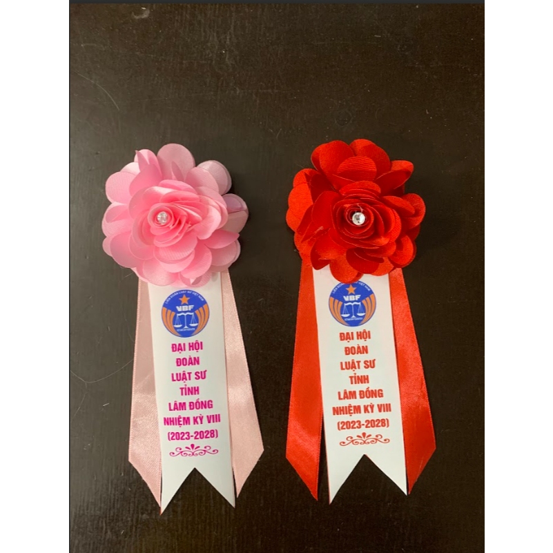 Hoa cài ngực đại biểu, hoa cài áo đại biểu, hoa cài áo khách mời | Hoa lụa cài áo | hoa cài áo hà nộ
