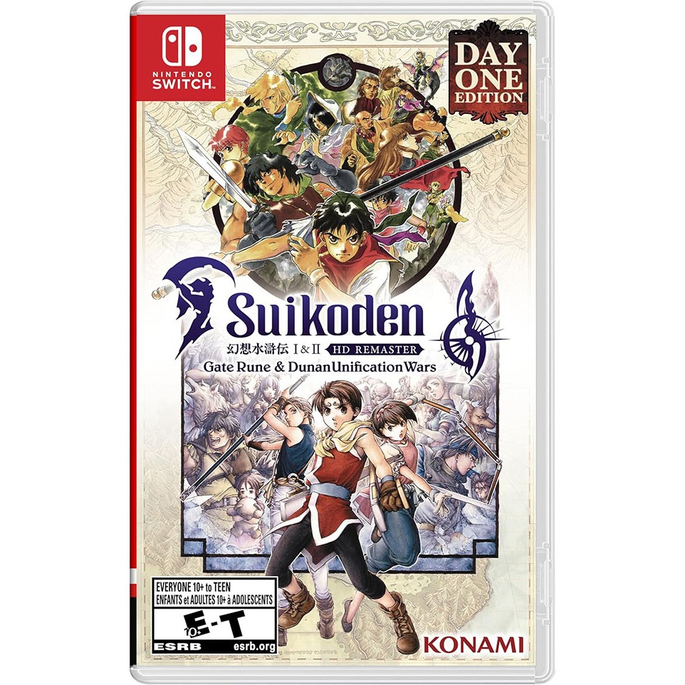 Băng game Suikoden I & II HD Remastered - Nintendo Switch hệ US