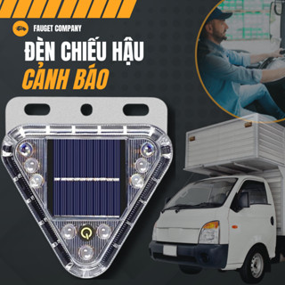  Đèn Hậu Cảnh Báo Năng Lượng Mặt Trời Cho Xe Ô Tô Xe Tải – Hình Tam Cảm Biến Ánh Sáng  An Toàn Ban Đêm Nhiều Màu 