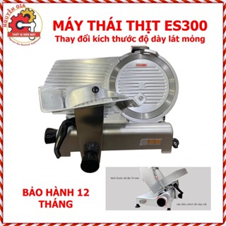 Máy Thái Thịt Đông Lạnh - Chín - rau, củ, ES250 ES300 Bán Tự Động Inox Điều Chỉnh Độ Dày 0.5-12mm