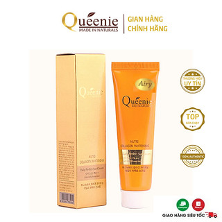  Kem Chống Nắng Queenie Bổ Sung Collagen Hàn Quốc Chính Hãng 50ml New Phiên Bản 2028 Không Nâng Tone Da 