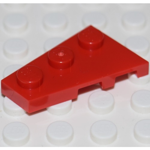 [1 Cái] LEGO Tấm Đế / Tấm Nêm 3 x 2, Bên Trái, Màu Đỏ ID 4180533 43723