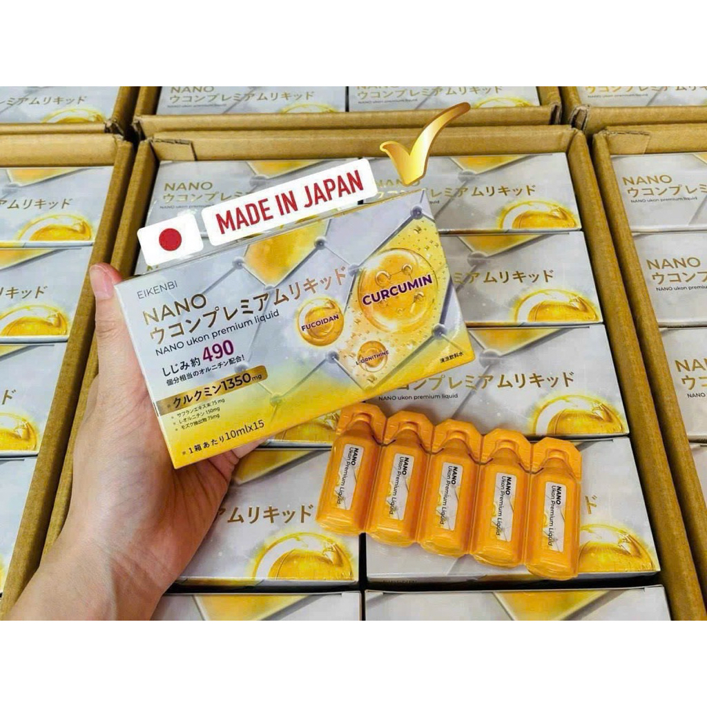 🥃 NƯỚC UỐNG NGHỆ NANO UKON PREMIUM LIQUID EIKENBI – NHẬT BẢN 🇯🇵