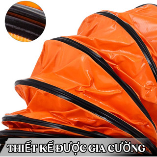 Ống vải thông gió màu cam – Φ300mm dài 5m