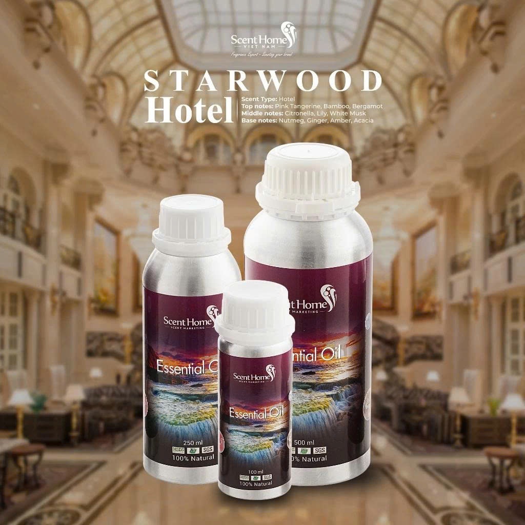 Tinh dầu 𝐒𝐜𝐞𝐧𝐭 𝐇𝐨𝐦𝐞𝐬 mùi hương Starwood Hotel thể tích 100ml