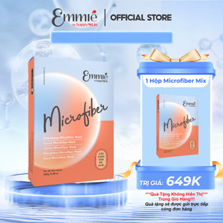 [MUA 1 TẶNG 1] Hộp 10 Mặt Nạ Vải Vi Sợi Microfiber Mix 28gx10 Emmie by HappySkin