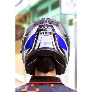 Mũ Bảo Hiểm 3/4 Hai Kính YOHE 878 Plus Đuôi Gió Chuẩn ECE22.05 Châu Âu