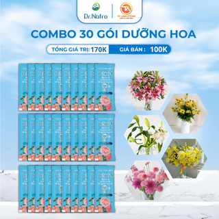  Combo 30 gói dưỡng hoa DrNatro 6g giúp hoa tươi lâu rực rỡ không thôí gốc - Tuanhstore900 