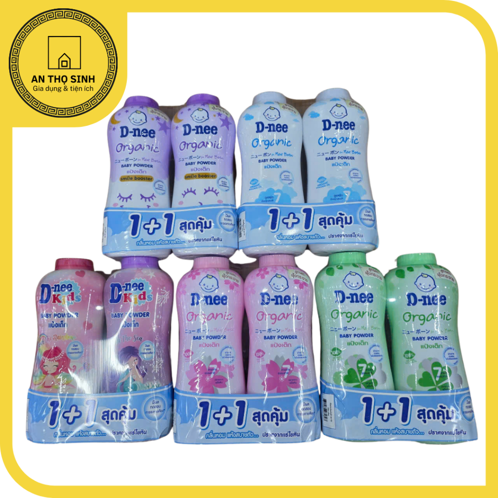 [Một chai] phấn rôm Thái D-nee Thái Lan 350g