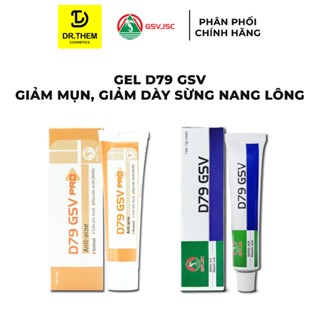 D79 GSV Cream/Pro/New Giảm Mụn Trứng Cá, Mụn Lưng, Dày Sừng Nang Lông 15g/20g - Dr Thêm- Dr Thêm