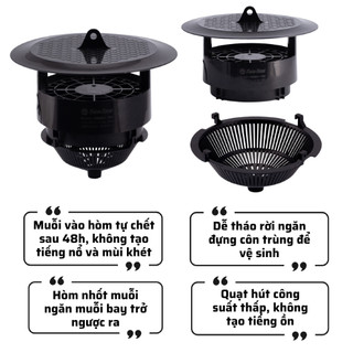 Đèn bắt muỗi, đuổi muỗi DBM01 5W Rạng Đông