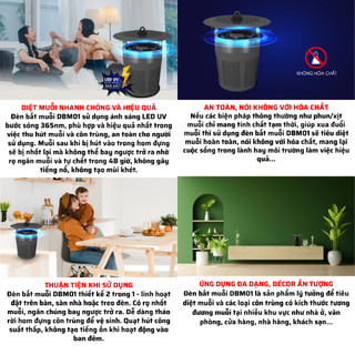 Đèn bắt muỗi, đuổi muỗi DBM01 5W Rạng Đông