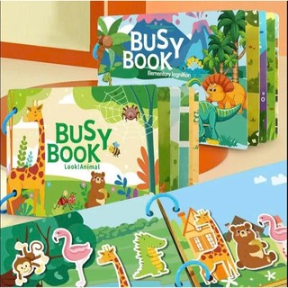 SÁCH BÓC DÁN BUSY BOOK HỌC TIẾNG ANH CHO BÉ – KHƠI DẬY TƯ DUY & KHẢ NĂNG NGÔN NGỮ