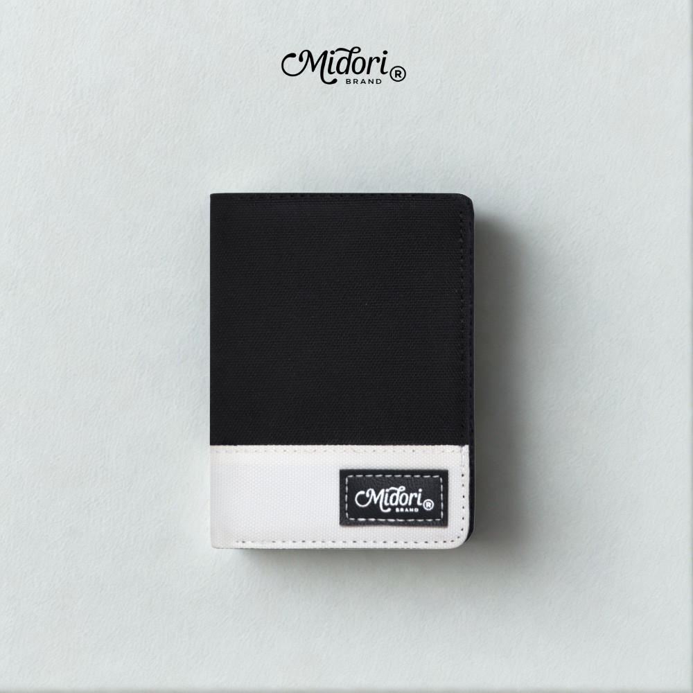 Ví Vải Đứng Nam Nữ Chic Pocket Bóp Đựng Tiền Thẻ Nhiều Ngăn Polyester Nhỏ Gọn | MIDORI FOR MAN